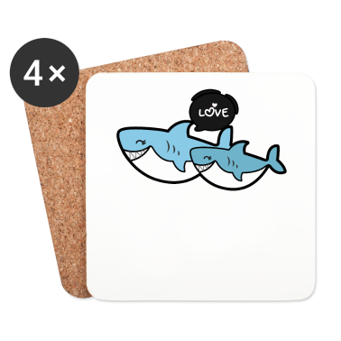 Partner Untersetzer - Hai Partner