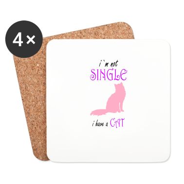 Partner Untersetzer - Meine Katze ist mein Partner