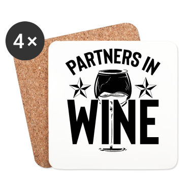 Partner Untersetzer - partner wein alkohol