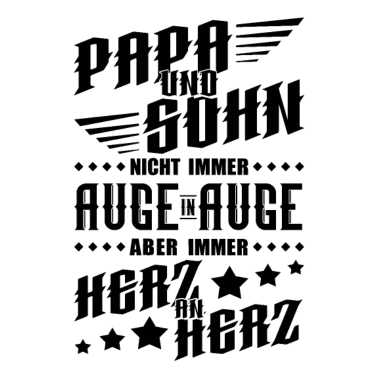 Motiv Vater und Sohn Partner Shirt