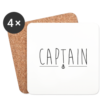 Partner Untersetzer - Captain Schwarz