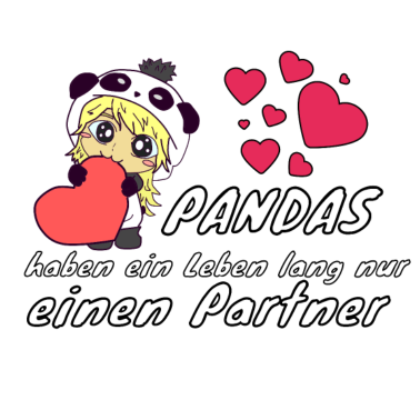 Motiv Pandas haben ein Leben lang nur einen Partner