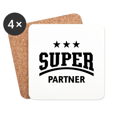 Partner Untersetzer - Super Partner