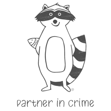 Motiv Waschbär - my Partner in Crime