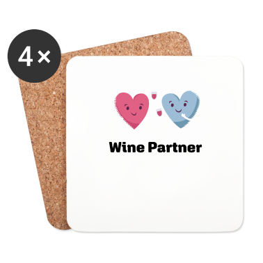 Partner Untersetzer - Wine partner