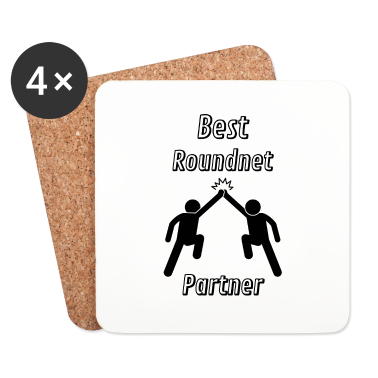 Partner Untersetzer - Roundnet Partner Design Geschenkidee