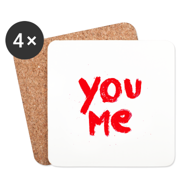 Partner Untersetzer - YOU & ME