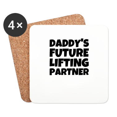 Partner Untersetzer - Daddys Future Lifting Partner