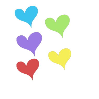 Motiv Herzen farbig Liebe Geschenk Partner