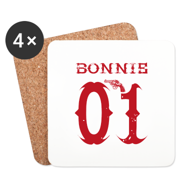 Partner Untersetzer - Clyde 01 bonnie partner pärchen