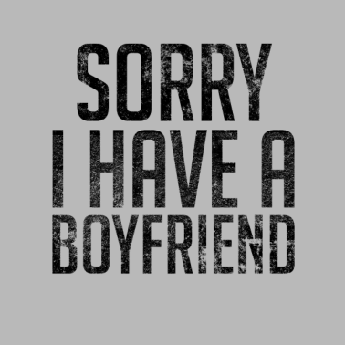 Motiv Entschuldigung, ich habe einen Freund