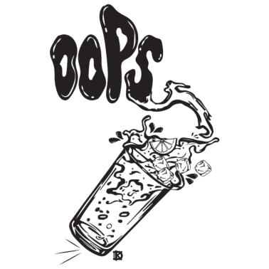 Motiv OOPS ... verschüttetes Getränk