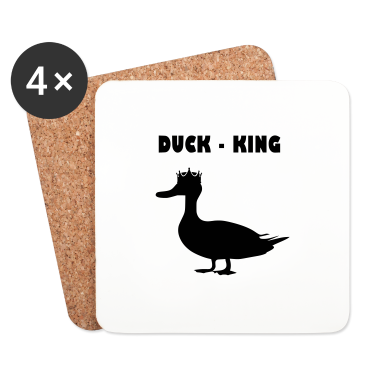 Partner Untersetzer - Ente Duck - King Partner Look