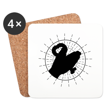 Partner Untersetzer - Schlüssel zum Herz