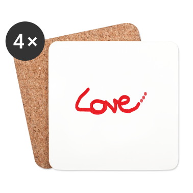 Partner Untersetzer - Love Liebe Zuneigung Partner Romantik