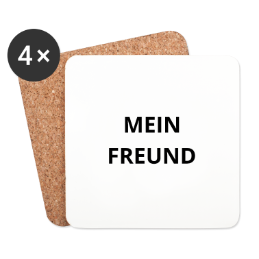 Partner Untersetzer - Freund Liebe Love Partner Freundschaft
