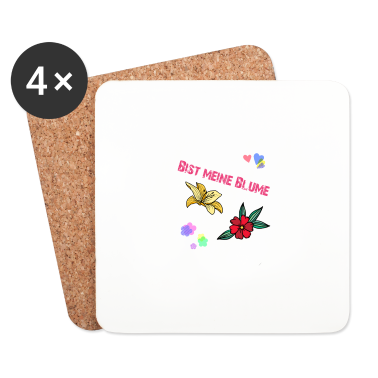 Partner Untersetzer - Blume +Blumen +Partner +Geschenk +Style