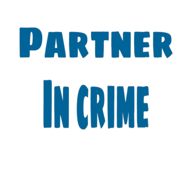 Motiv Partner in Verbrechen blau