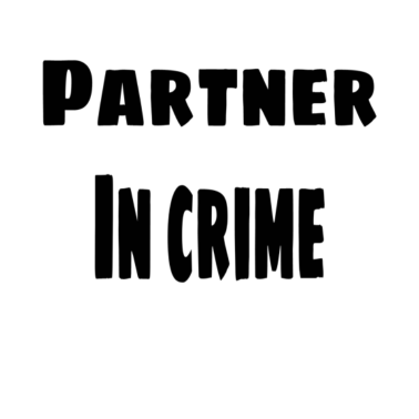 Motiv Partner in Verbrechen schwarz