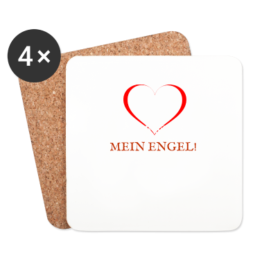 Partner Untersetzer - Du bist mein Engel! Schönes Geschenk Partner liebe