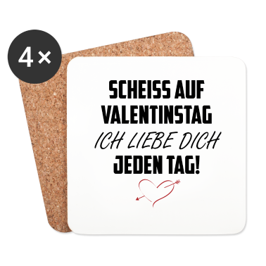 Partner Untersetzer - Valentinstag Sprüche Liebe Partner Freundschaft