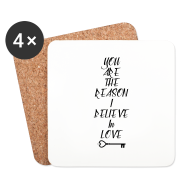 Partner Untersetzer - Valentinstag Sprüche Liebe Partner Geschenk