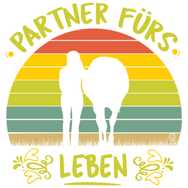 Motiv Partner fürs Leben - Pferd Reiter