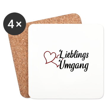 Partner Untersetzer - Herzen Partner Valentinstag Lieblings Umgang