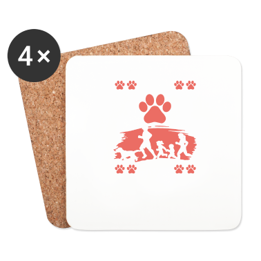 Partner Untersetzer - my dog my running partner