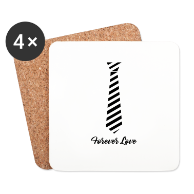 Partner Untersetzer - Partner Shirt Mann Geschenkidee