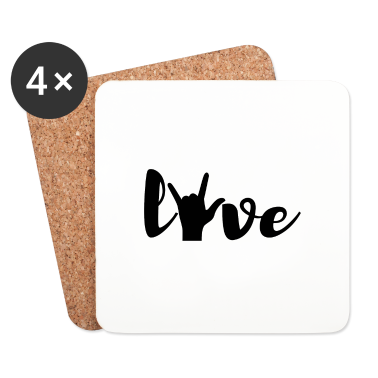 Partner Untersetzer - Love Liebe Partner Partnershirt Beziehung