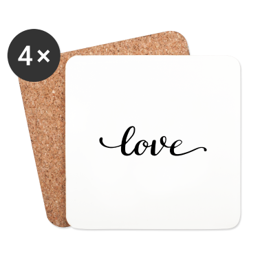 Partner Untersetzer - Love Liebe Partner Partnershirt Beziehung