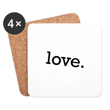 Partner Untersetzer - Love Liebe Partner Partnershirt Beziehung