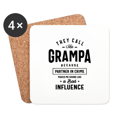 Partner Untersetzer - Sie nennen mich Oma, weil Partner in der Kriminalität