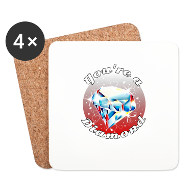 Partner Untersetzer - Diamond Liebe Heirat Partner Sommer Geburtstag