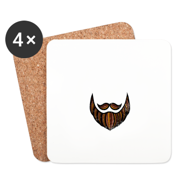 Partner Untersetzer - Lustig Bart Partner Vollbart Ehemann