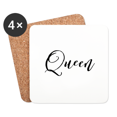 Partner Untersetzer - Queen Königin Partner Design