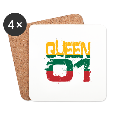 Partner Untersetzer - Geschenk Queen 01 Land Partner Litauen