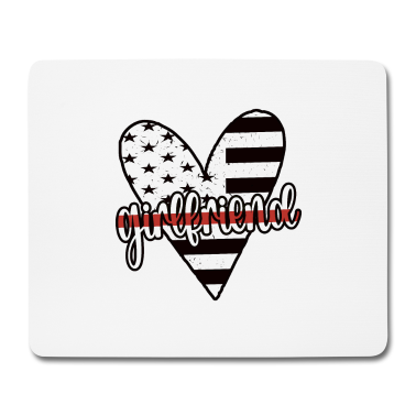 Partner Mousepad - Freundin Von Feuerwehrmann Freundin Feuerwehrler