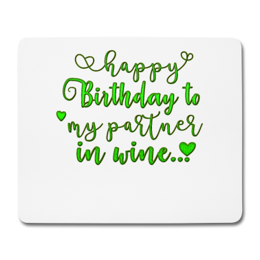 Partner Mousepad - Partner In Wine