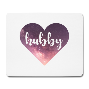Partner Mousepad - Hubby Galaxy Herz