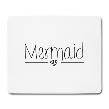 Partner Mousepad - Mermaid schwarz