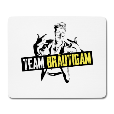 Partner Mousepad - bachelor cool bräutigam