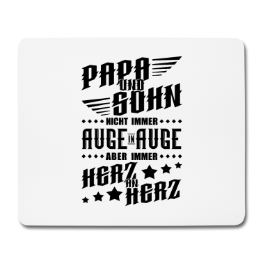 Partner Mousepad - Vater und Sohn Partner Shirt
