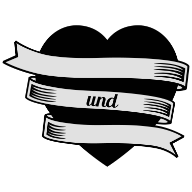 Motiv Partner-Herz einfarbig