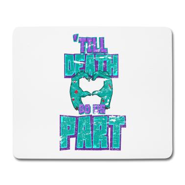 Partner Mousepad - Halloween Zombie Paerchen Partner