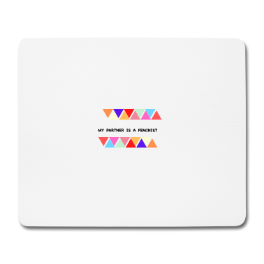 Partner Mousepad - Mein Partner ist eine Feministin