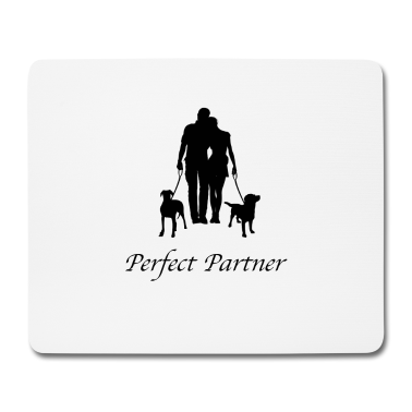 Partner Mousepad - Der perfekte Partner, Hunde Motiv