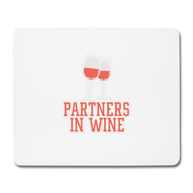 Partner Mousepad - Partner im Wein