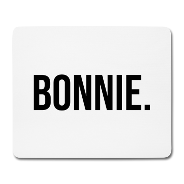 Partner Mousepad - Partnerlook Partner Bonnie - schwarz